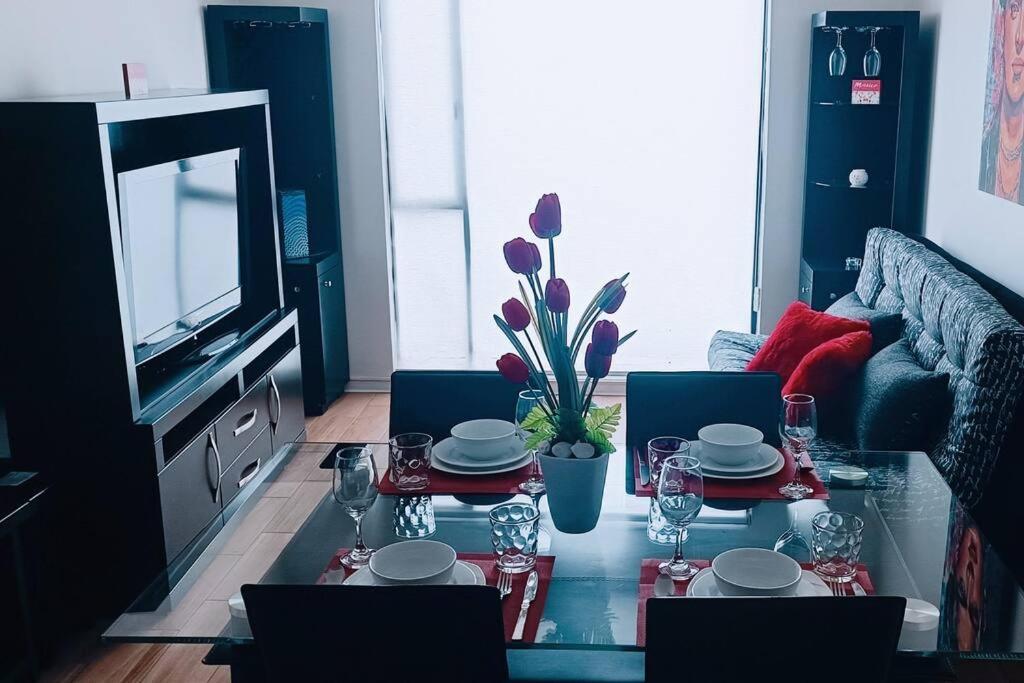 Secure, Central And Quiet Apartment Work Or Travel Мехико Экстерьер фото