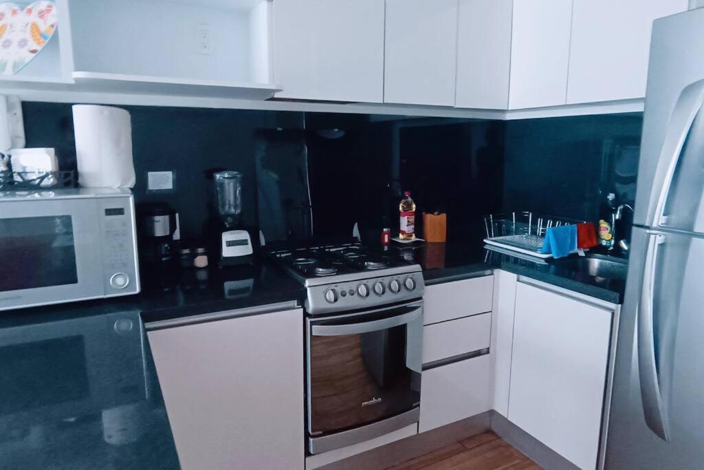 Secure, Central And Quiet Apartment Work Or Travel Мехико Экстерьер фото