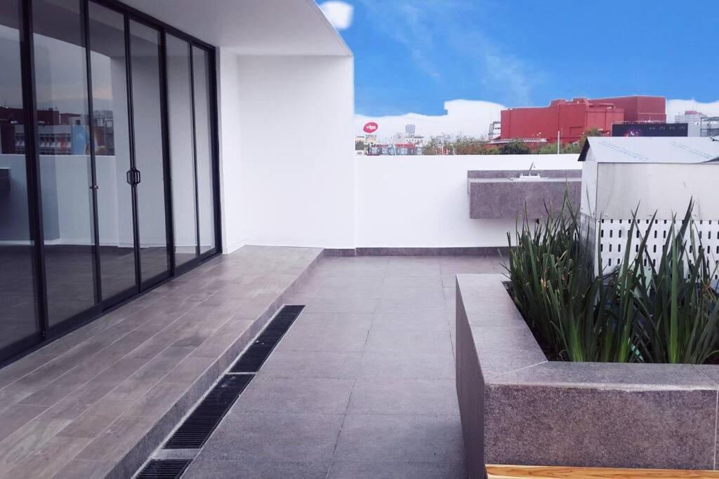 Secure, Central And Quiet Apartment Work Or Travel Мехико Экстерьер фото
