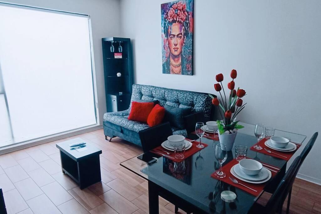 Secure, Central And Quiet Apartment Work Or Travel Мехико Экстерьер фото