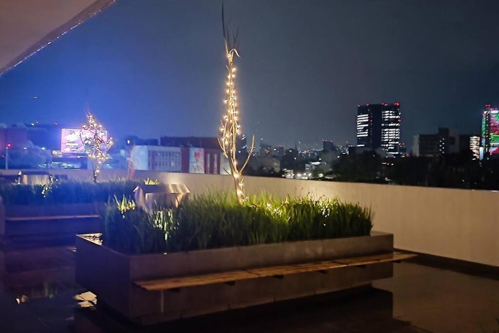 Secure, Central And Quiet Apartment Work Or Travel Мехико Экстерьер фото